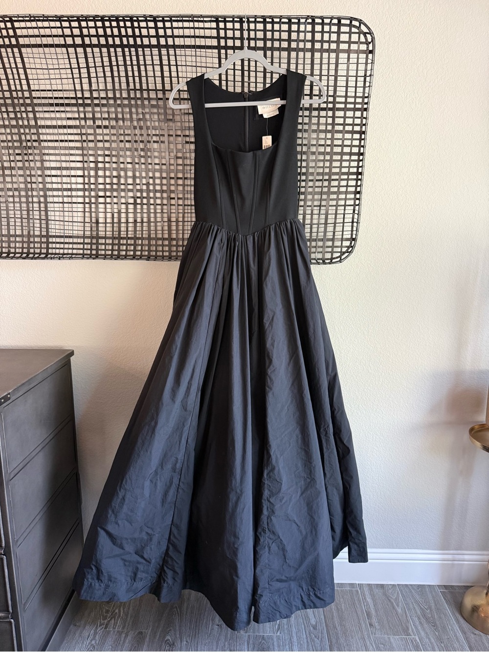 Anthropologie bhldn Josie Scoop-Neck Corset Fit & Flare Maxi Dress - Picture 2 of 7